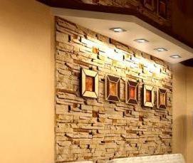 Облицовочный камень на кухню - вариант 3