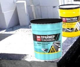 Обмазочная гидроизоляция фундамента битумной мастикой - модель 4