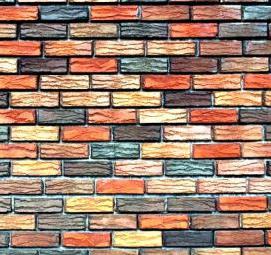 Обои виниловые: кирпичная кладка - тип 1