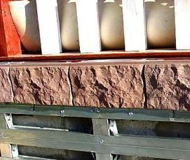 Обрешетка для цокольного а - вариант 1