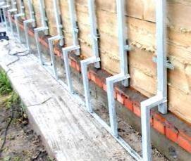 Обрешетка под сайдинг панели - тип 1