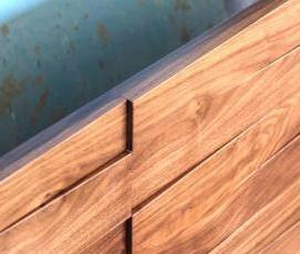 Обрезная доска орех - тип 3