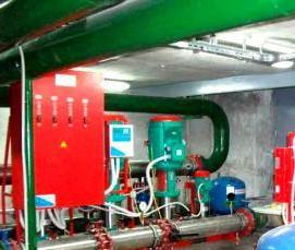 Обслуживание системы водяного пожаротушения - вариант 1