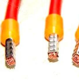 Обжимные наконечники для многожильного провода - вариант 3