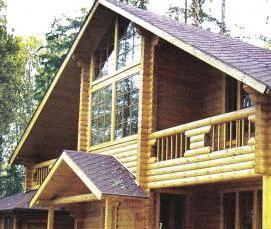 Оцилиндрованный сруб эко - вариант 1