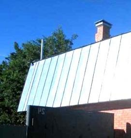 Оцинкованная кровля - модель 1