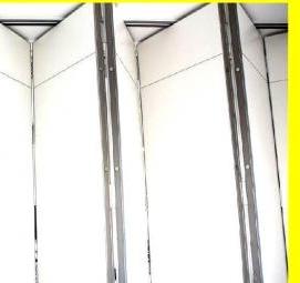 Офисная перегородка гармошка - тип 4