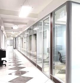 Офисные перегородки с шумоизоляцией - вариант 1