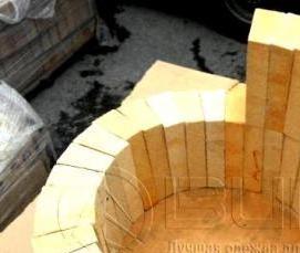 Огнеупорный облицовочный кирпич - модель 2