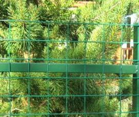 Ограждение из сварной сетки с полимерным покрытием - вариант 2