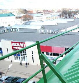 Ограждение кровли - модель 1