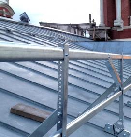 Ограждение кровли - модель 3