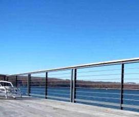 Ограждение парапета плоской кровли - вариант 4