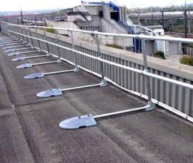 Ограждение парапета плоской кровли - вариант 3