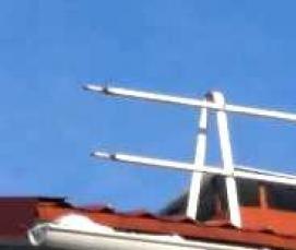 Ограждения переходной лестницы - вариант 2