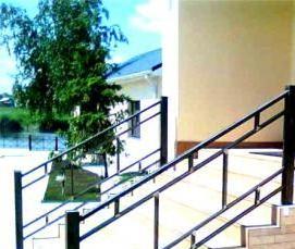 Ограждения стальных лестниц - вариант 2