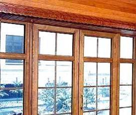 Окна террасные деревянные - тип 1