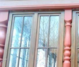 Окна террасные деревянные - тип 4