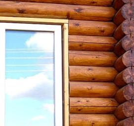 Окно деревянное для хозблока - модель 2