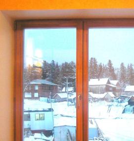 Окно одностворчатое деревянное - вариант 2