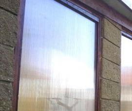 Оконные рамы из поликарбоната - тип 1