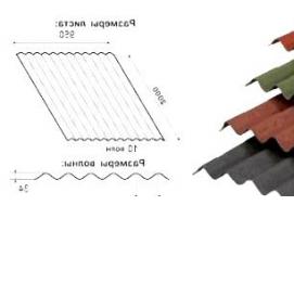 Ондулин плоский - модель 2