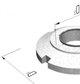 Опорная плита УОП-6 - тип 1