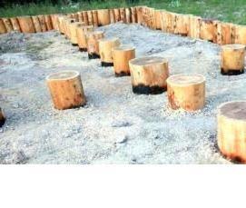 Опорные сваи - вариант 4