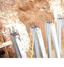 Опоры железобетонные с траверсами - тип 3