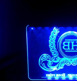 Оргстекло с подсветкой - модель 2