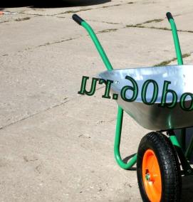 Ось для двухколесной садовой тележки - модель 1