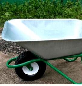 Ось для двухколесной садовой тележки - модель 4