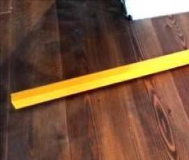 Осиновая доска для пола - модель 1