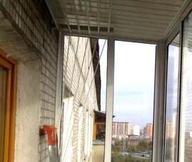 Остекление раздвижными алюминиевыми конструкциями - тип 2