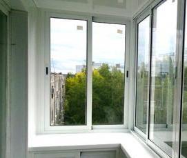 Остекление теплый алюминий - тип 3