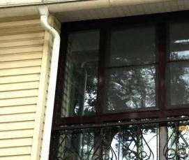 Остекление теплый алюминий - тип 2