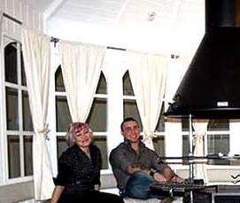 Остекленные беседки для дачи - тип 3