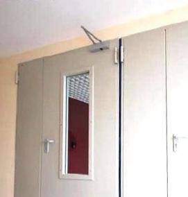 Остекленные противопожарные двери - вариант 4