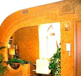 Отделка арки мозаикой - вариант 1