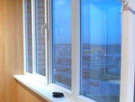 Отделка балкона мозаикой - вариант 4