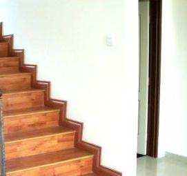 Отделка бетонной лестницы керамогранитом - модель 3