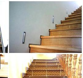 Отделка бетонной лестницы керамогранитом - модель 2