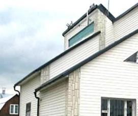 Отделка дома металлическим ом - вариант 4