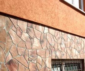 Отделка домов облицовочным камнем - вариант 4