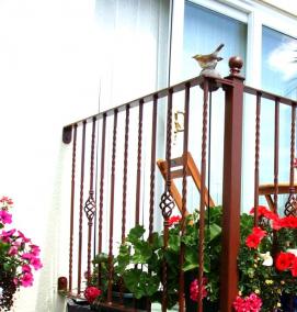 Отделка французского балкона - вариант 1