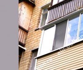 Отделка металлического балкона - модель 2