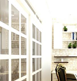 Отделка остекленного балкона - тип 4