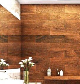 Отделка стен керамогранитом - тип 4