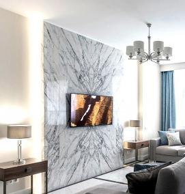 Отделка стен керамогранитом - тип 3