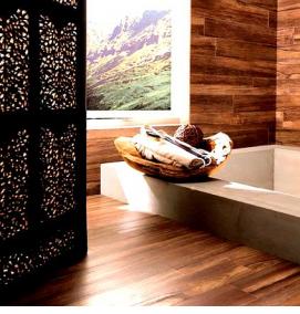 Отделка стен керамогранитом - тип 2